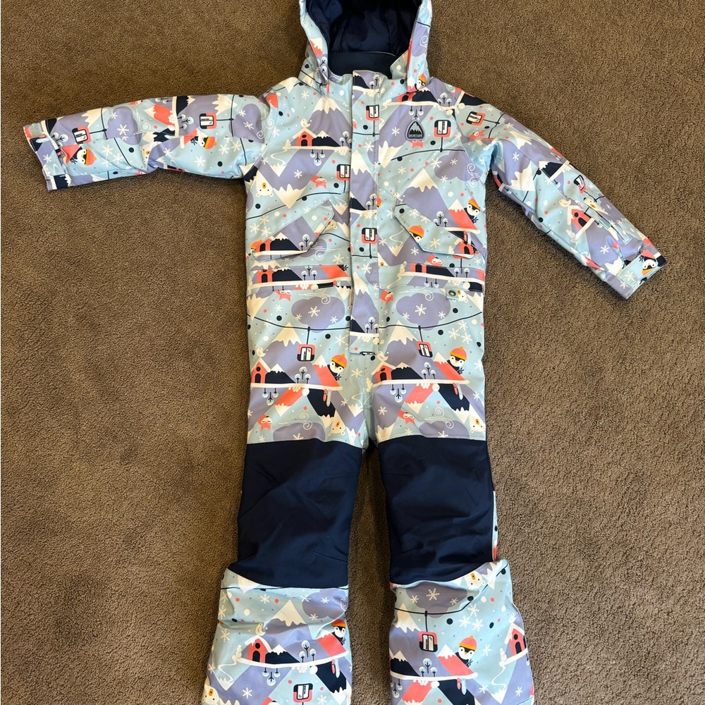 Burton Girls Onesie Snow Ski Suit Size 5